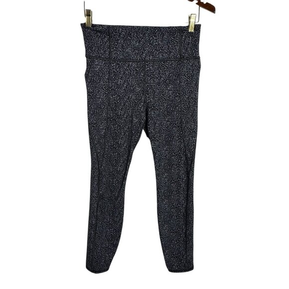 ATHLETA Lightening Static black 7/8 Tights leggings pockets womens Size Medium - Picture 1 of 9
